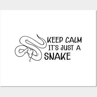 Snake - Keep calm it's just a snake Posters and Art